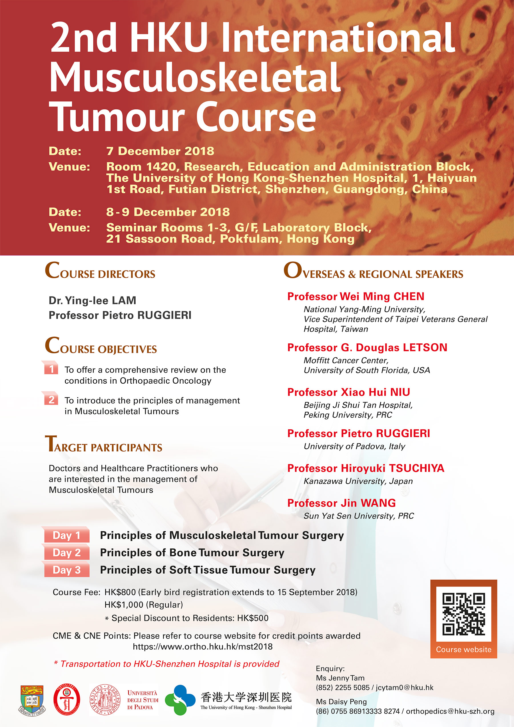 2nd HKU International Musculoskeletal Tumour Course