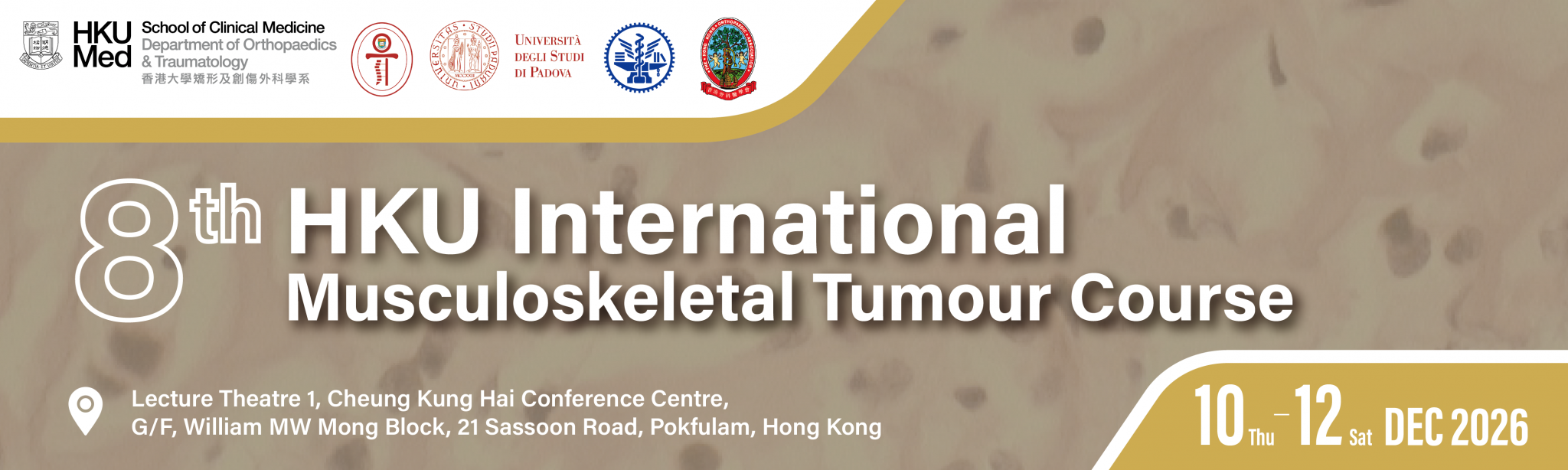 8th HKU International Musculoskeletal Tumour Course