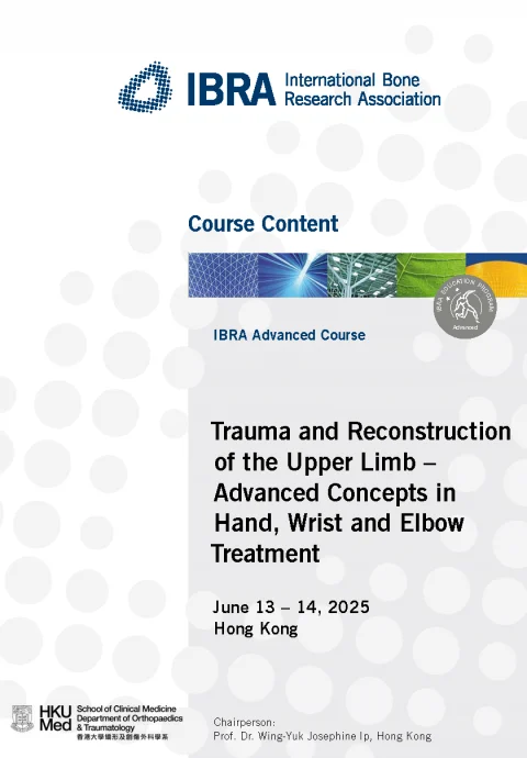 Trauma and Reconstruction of the Upper Limb – Advanced Concepts in Hand, Wrist and Elbow Treatment