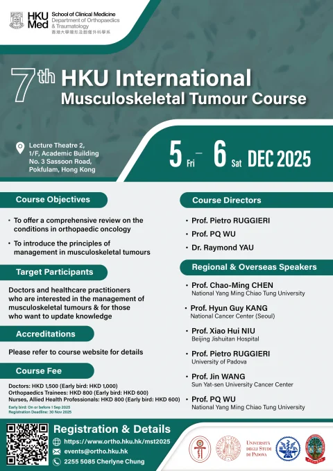 7th HKU International Musculoskeletal Tumour Course