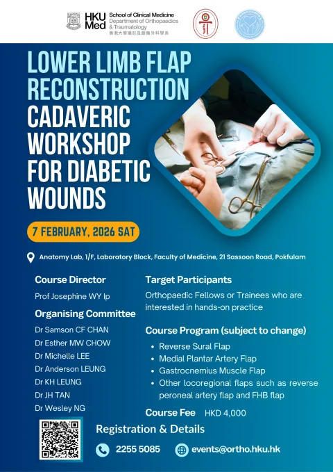 Lower Limb Flap Reconstruction Cadaveric Workshop for Diabetic Wounds