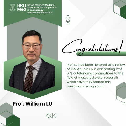 A Fellow of the International Chinese Musculoskeletal Research Society (ICMRS)