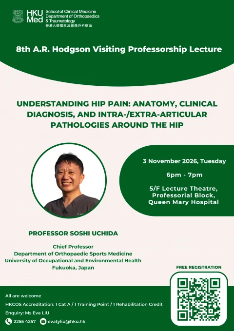 8th A.R. Hodgson Visiting Professorship Lecture
