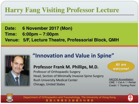 Harry Fang Visiting Professor Lecture