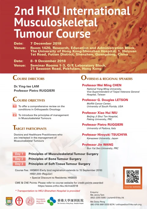 2nd HKU International Musculoskeletal Tumour Course