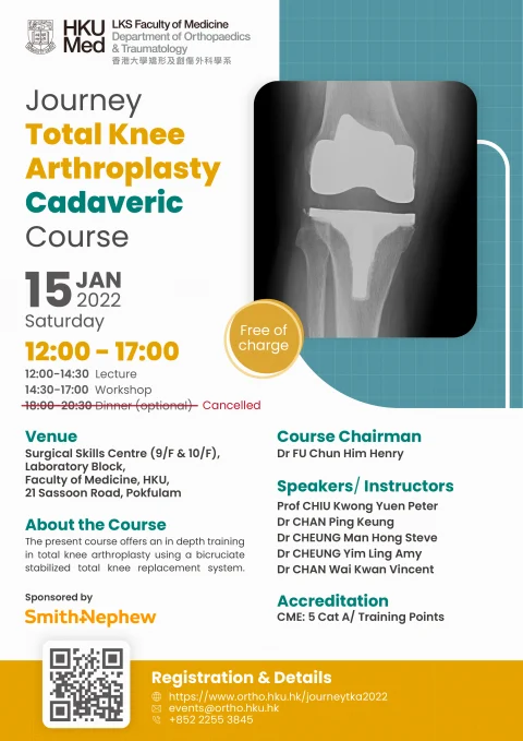 Journey Total Knee Arthroplasty Cadaveric Course