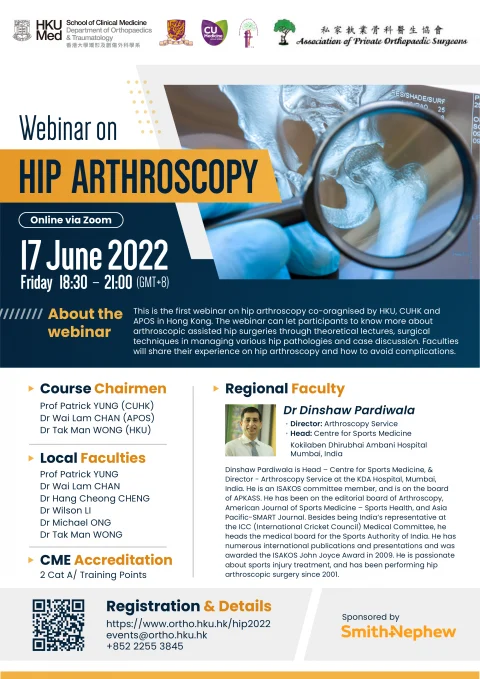 Webinar on Hip Arthroscopy