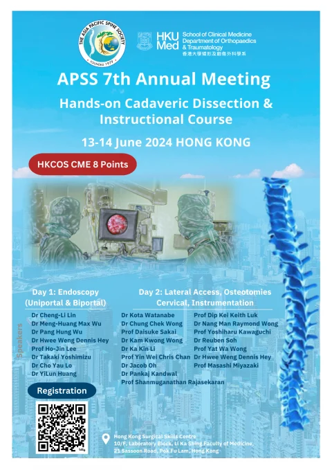 APSS 7th Annual Meeting 2024 – Hands-on Cadaveric Dissection & Instructional Course